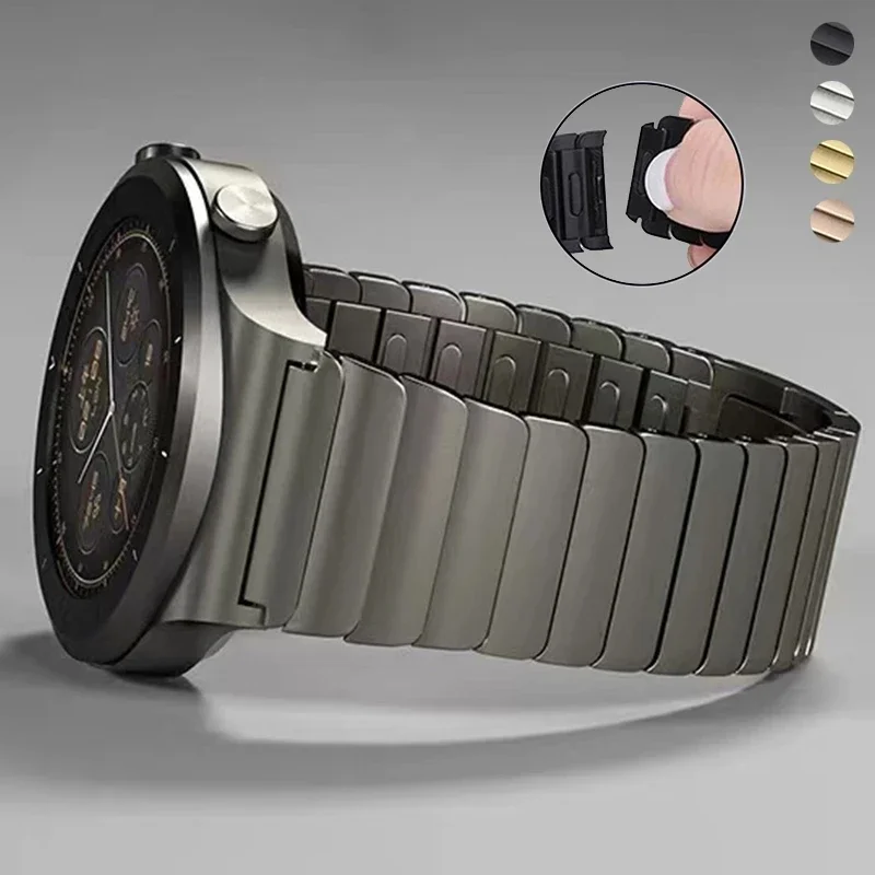 Seiko Watches Smartwatch - Bracelet en alliage de titane de
