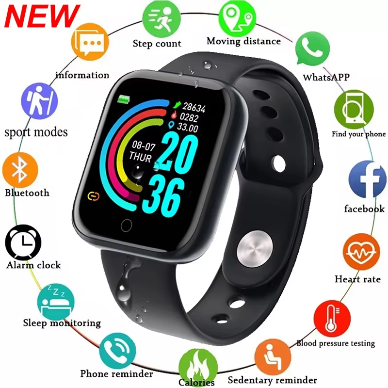 Watch Smartwatch Android - Montre connectée pour hommes et femmes,