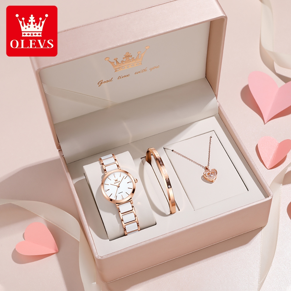 Ladies Fashion Watch - OLEVS femmes montre 5877 luxe élégant