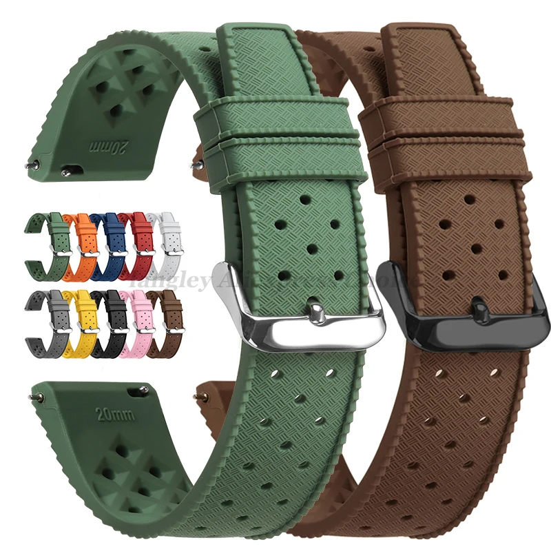 Seiko Watches Smartwatch - Bracelet de montre en Silicone Tropical