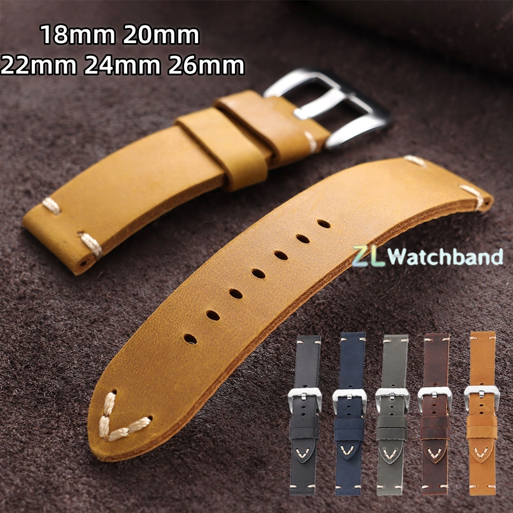 Seiko Watches Smartwatch - Bracelet de montre vintage en cuir