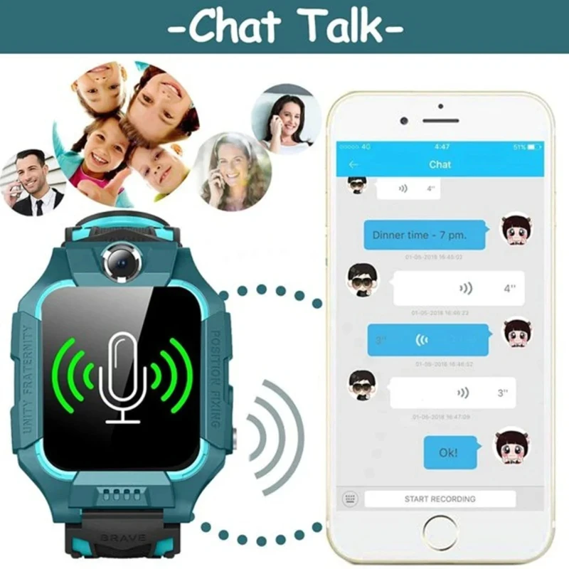 Montre connectée 4G pour enfan - Smartwatch Watches Gift For Boys With Gps avis et prix