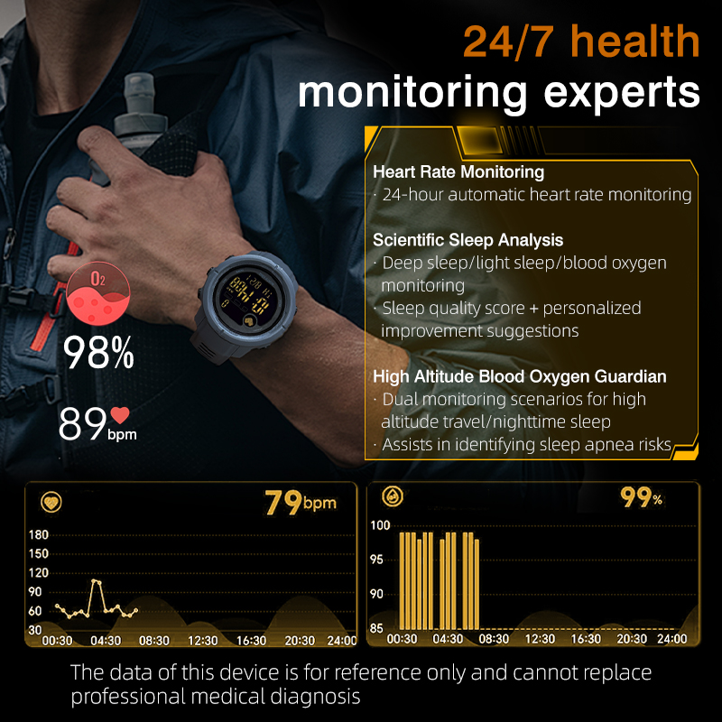 NORTH EDGE nouvelle montre num - Altimeter Compass Watch avis et prix