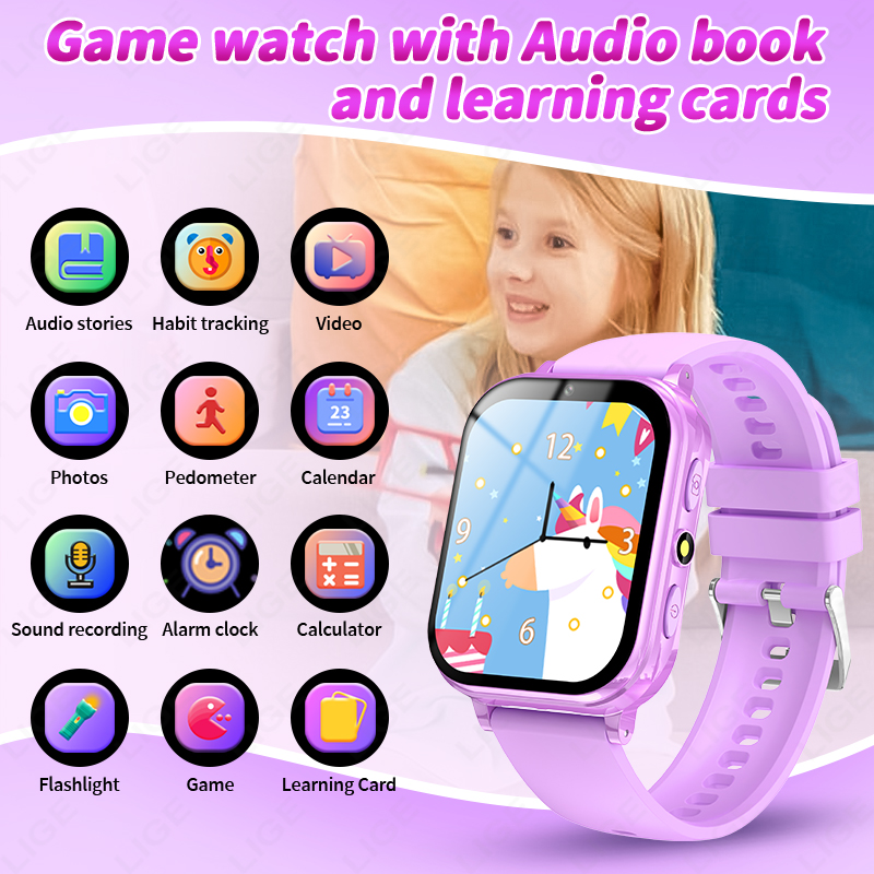 LIGE enfant montre intelligent - Smartwatch Digital Watches For Girls avis et prix
