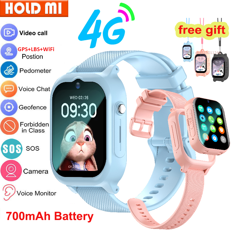 Montre intelligente enfants 4G - Smartwatch Watches Gift For Boys With Gps avis et prix