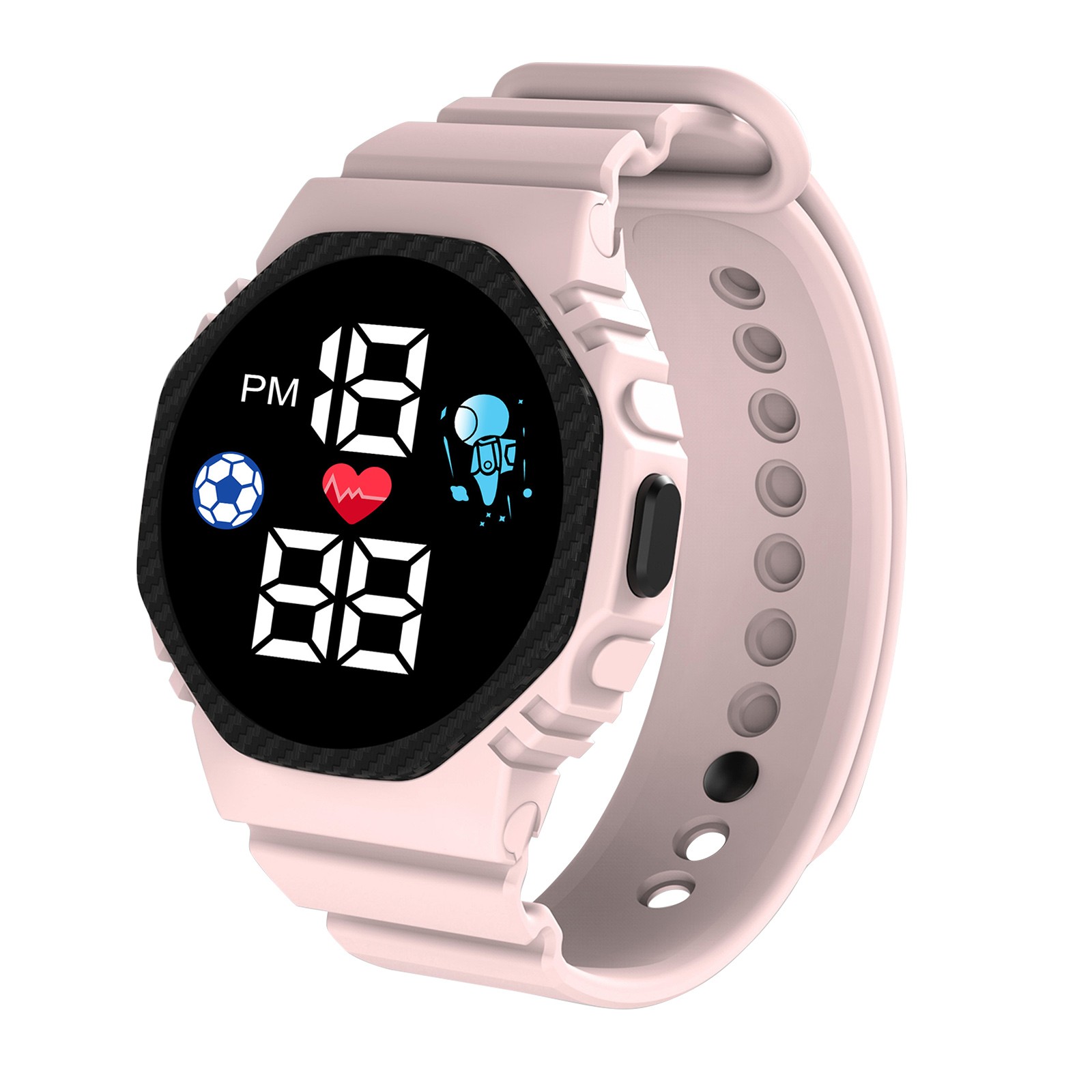 Montre intelligente multicolor - Smartwatch Digital Watches For Girls avis et prix