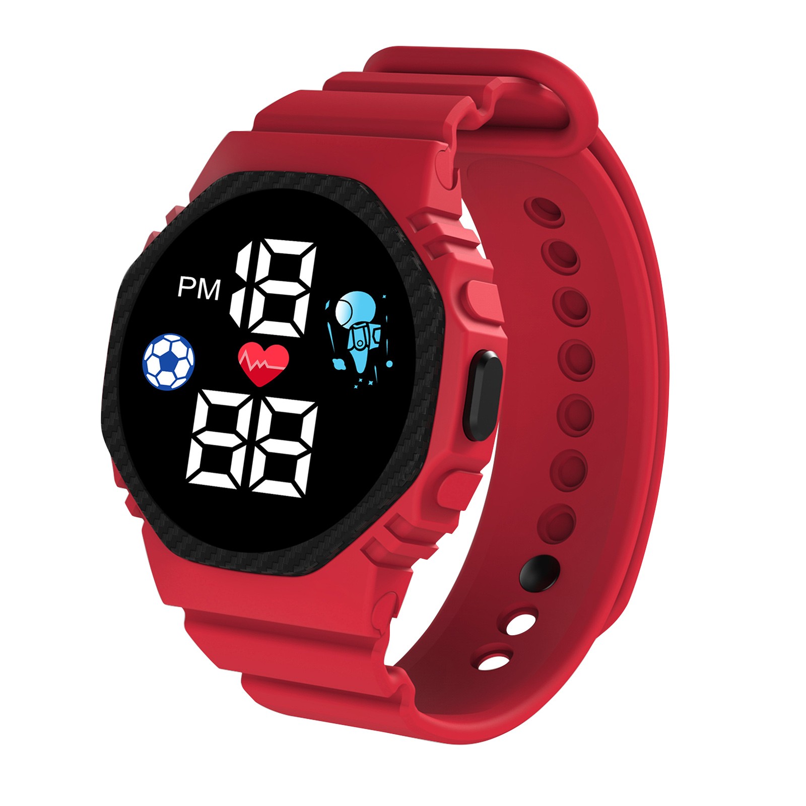 Montre intelligente multicolor - Smartwatch Digital Watches For Girls avis et prix