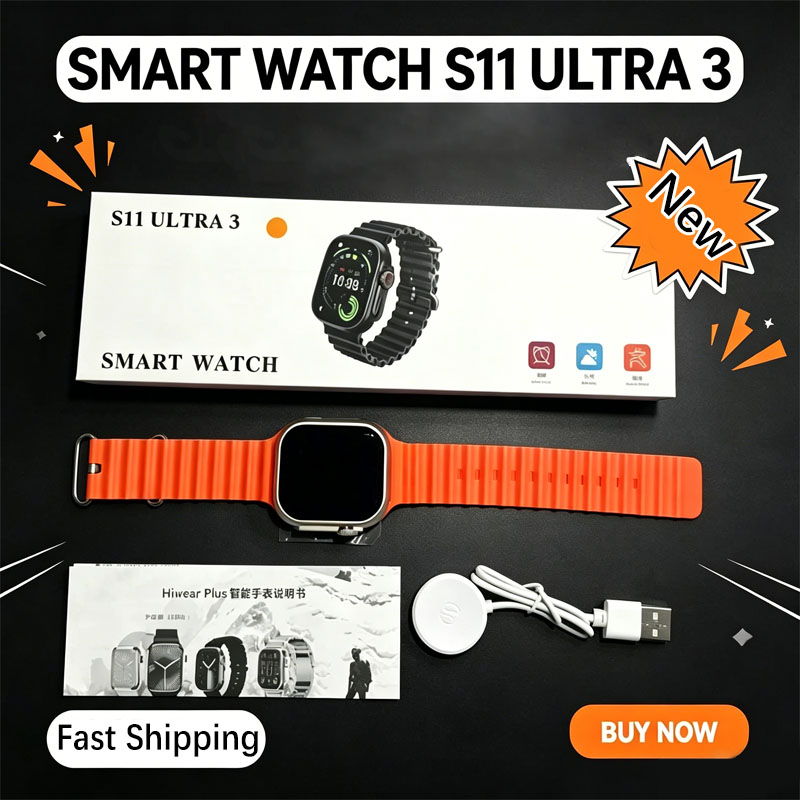 Montre connectée S11 Ultra 3 p - Watch Smartwatch Android avis et prix