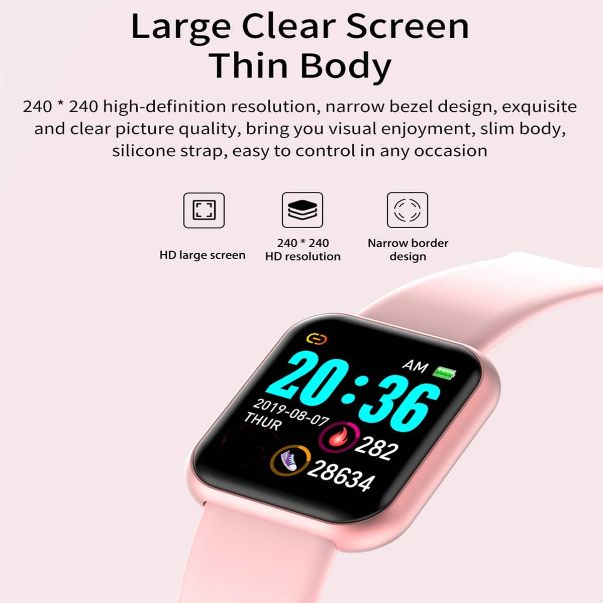 Montres numériques intelligent - Smartwatch Digital Watches For Girls avis et prix