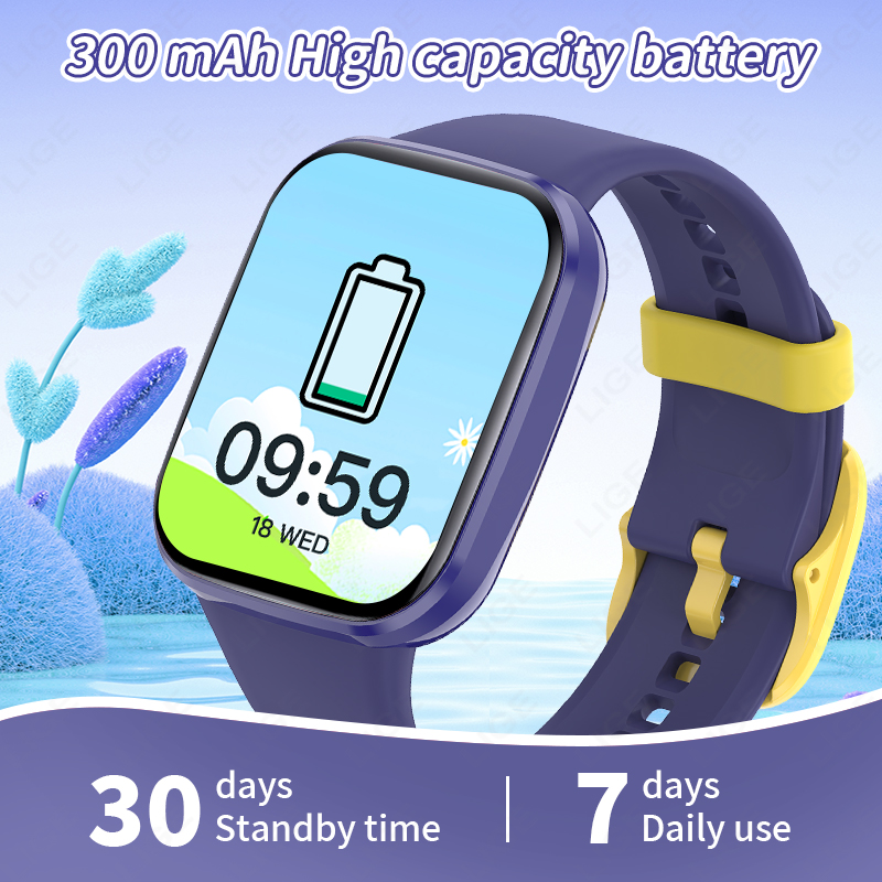 Lige enfants montre intelligen - Smartwatch Digital Watches For Girls avis et prix