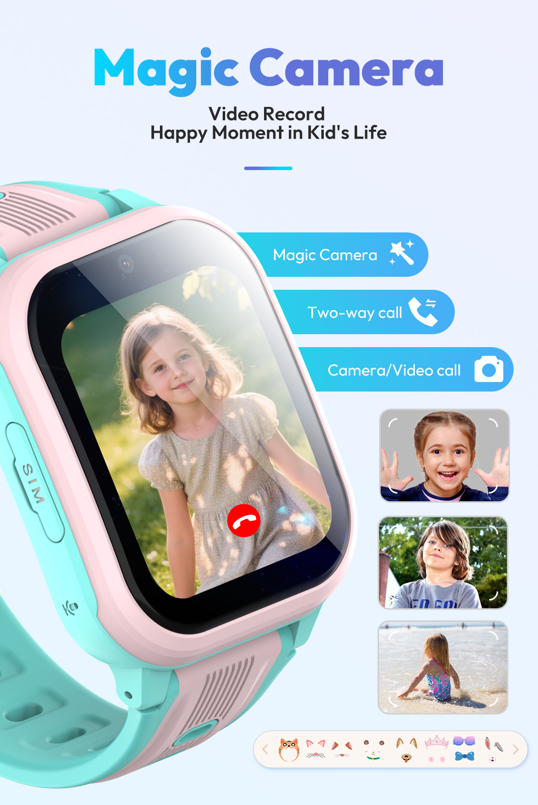 Montre connectée KT41 - Montre - Smartwatch Watches Gift For Boys With Gps avis et prix