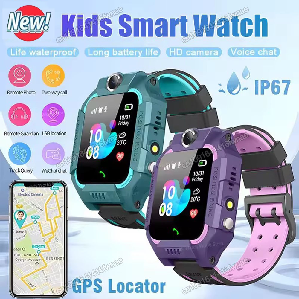 Montre connectée 2G pour enfan - Smartwatch Watches Gift For Boys With Gps avis et prix