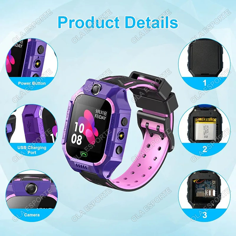 Montre connectée 2G pour enfan - Smartwatch Watches Gift For Boys With Gps avis et prix