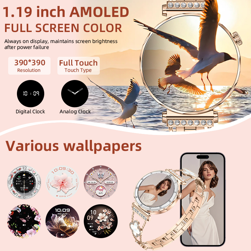 LIGE montre intelligente de lu - Smartwatch Luxury Watches For Women avis et prix