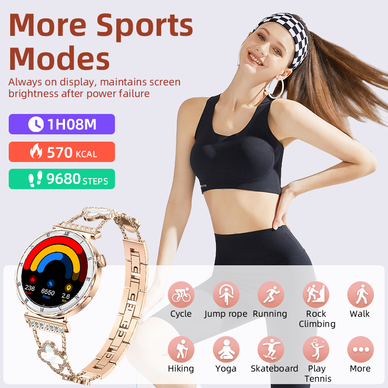 LIGE montre intelligente de lu - Smartwatch Luxury Watches For Women avis et prix